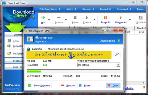 تحميل برنامج دايركت داونلود Download Direct اخر اصدار 2015