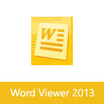 تحميل برنامج Word Viewer 2013 مجانا