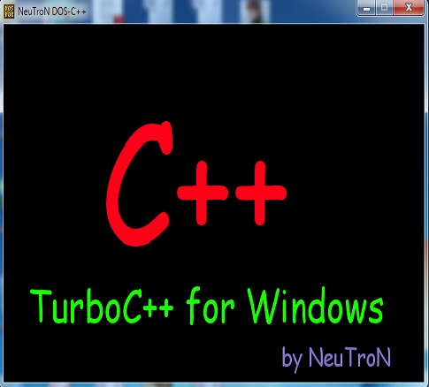 تحميل برنامج توربو سي ++Turbo C لويندوز فيستا,7,8