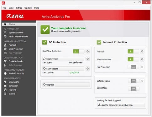 تحميل برنامج افيرا Download Avira 