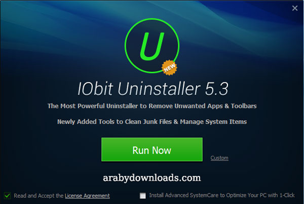 تحميل برنامج حذف البرامج من جذورها مجانا عربي Download IObit Uninstaller