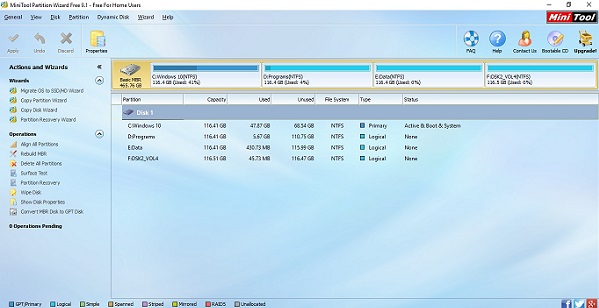 تحميل برنامج تقسيم الهارد بدون فورمات مجانا رابط مباشر Download MiniTool Partition Wizard Free for Computer