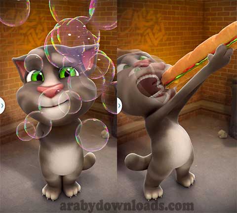 تحميل لعبة القط الناطق Talking Tom Cat للسامسونج والايفون - توم كات