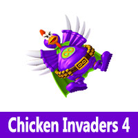لعبة الدجاج 4 للاندرويد Chicken Invaders