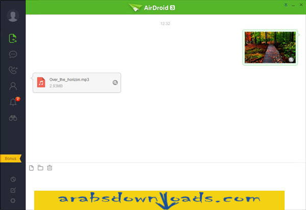 نقل ملفات الجوال الى الكمبيوتر بدون وصلة - تحميل برنامج ايردرويد AirDroid
