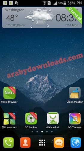 تحميل برنامج جو لانشر GO Launcher Z