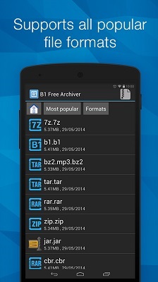 تحميل برنامج فتح الملفات المضغوطة للاندرويد Download B1 Archiver Zip Unzip Rar for Android