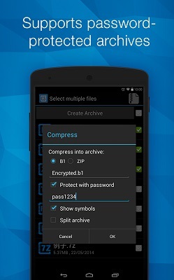 تحميل برنامج فتح الملفات المضغوطة للاندرويد Download B1 Archiver Zip Unzip Rar for Android