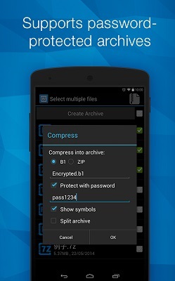 تحميل برنامج فتح الملفات المضغوطة للاندرويد Download B1 Archiver Zip Unzip Rar for Android
