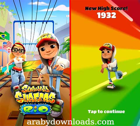 تحميل لعبة صب واي سيرفرس Subway Surfers - لعبة الولد والقطار