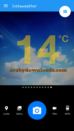 برنامج instaweather للاندرويد لمحبي الانستقرام - افضل برنامج لمعرفة حالة الطقس للاندرويد