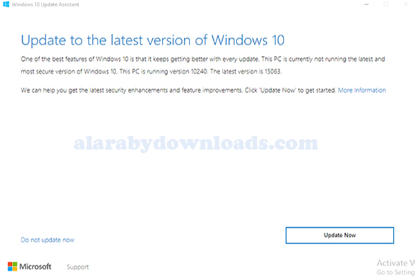 تحميل تحديث ويندوز 10 Windows النسخة النهائية عربي كامل مجانا نهائي رابط مباشر