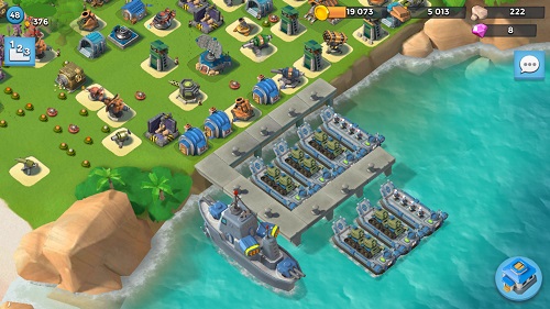 تحميل لعبة بوم بيتش Boom Beach بوم بيج للاندرويد وللايفون