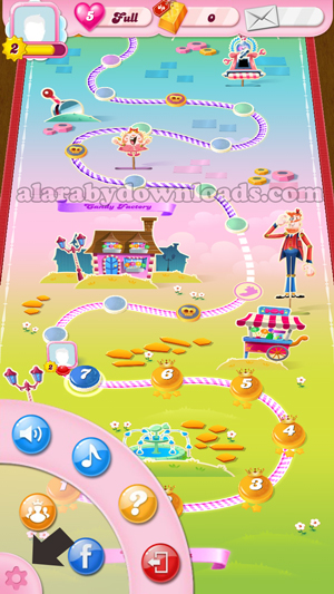 اعدادات Candy Crush Saga للجوال اخر تحديث