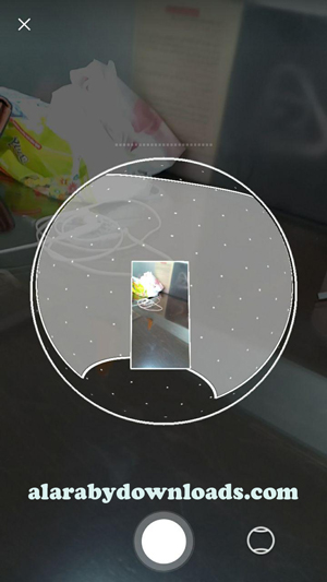 اثناء التصوير بتقنية 360 درجة في برنامج فيس بوك