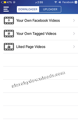 تحميل فيديو من الفيس بوك download video for iphone