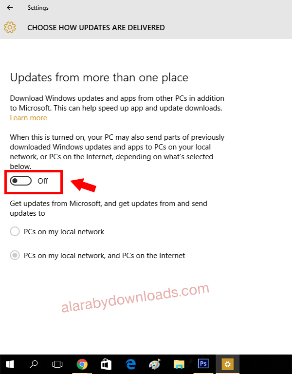 شرح ايقاف التحديثات التلقائية في ويندوز 10 وتقليل استهلاك الانترنت