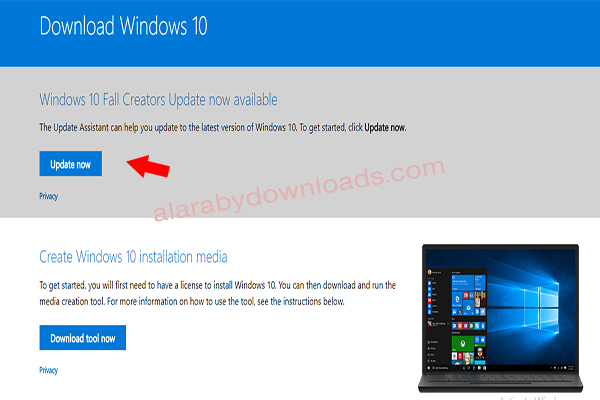تحديث ويندوز 10 الاصدار الجديد للكمبيوتر Fall Creator Update و أبرز مزايا التحديث الجديد
