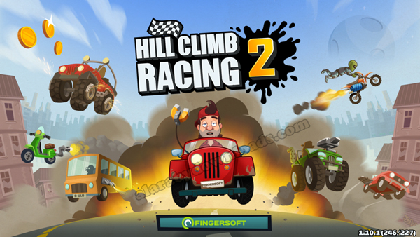 واجهة Hill Climb Racing 2 للاندرويد _ لعبة هيل كلايمب رايسينغ 2للموبايل