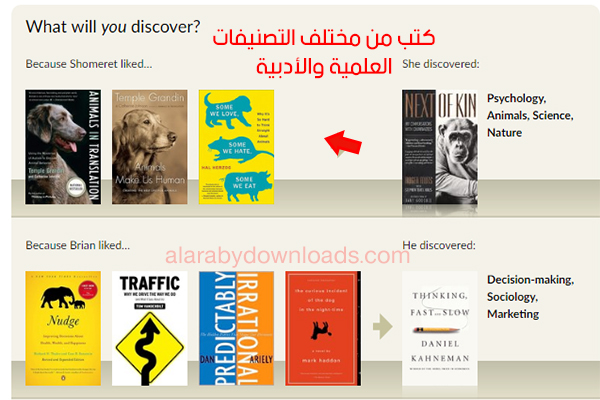 واجهة وشرح موقع Goodreads - طريقة استخدام برنامج جودريدز