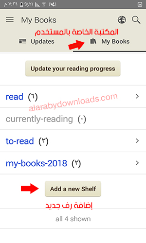 شرح موقع goodreads للكتب المنشورة من كل اللغات