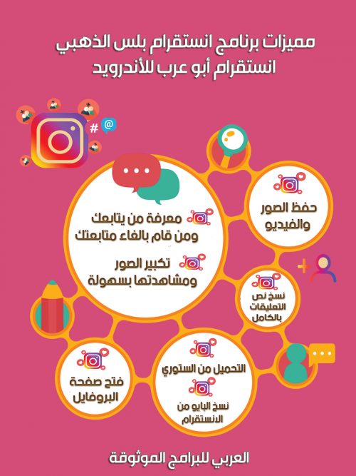 تحميل برنامج انستقرام بلس الذهبي أبو عرب أحدث اصدار 71.00 للموبايل 