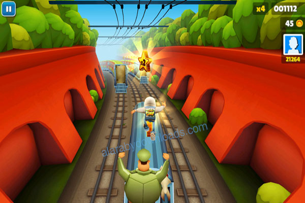 تحميل لعبة سابوي Subway Surfers لويندوز 10 برابط مباشر