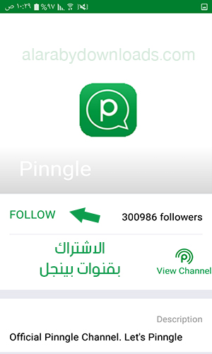 أفضل برنامج لاجراء مكالمات مجانية للأندرويد pinngle messenger