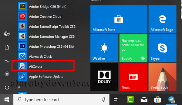 تنزيل متجر Altserver على جهاز الكمبيوتر