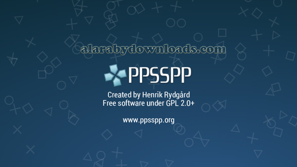 تطبيق ppsspp بعد تثبيته من خلال altstore