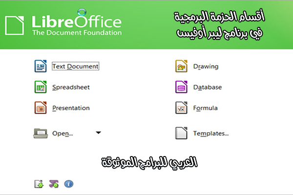 برنامج مجاني للعروض خاص بحزمة libre office