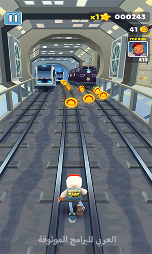 البدء في لعب لعبة Subway Surfers للاندرويد apk 