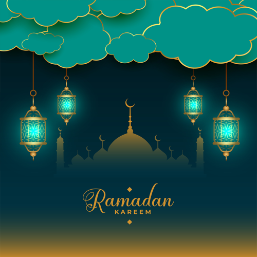 فوانيس رمضان مضيئة