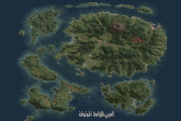 الاماكن المميزة في خريطة TANOA في arma 3 تنزيل مجاني