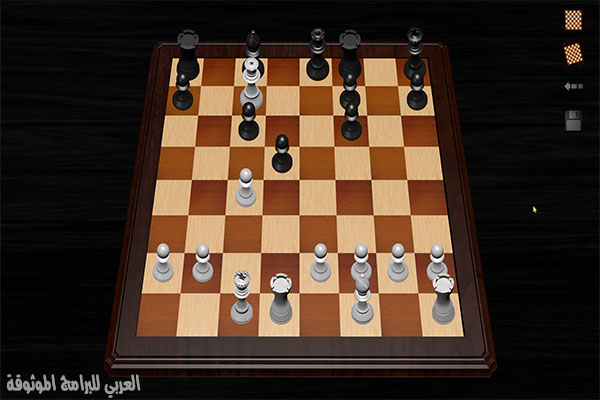 قواعد التحكم في حركة القطع في شطرنج للكمبيوتر Free Chess
