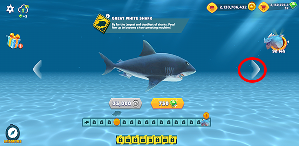 تعرف على أنواع جديدة من اسماك القرش الشرسة وفي hungry shark evolution hacks
