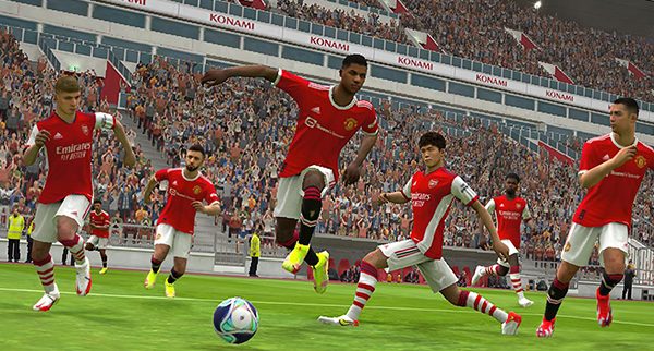 محاكاة فعلية لمباريات كرة القدم PES 2021 للموبايل APK