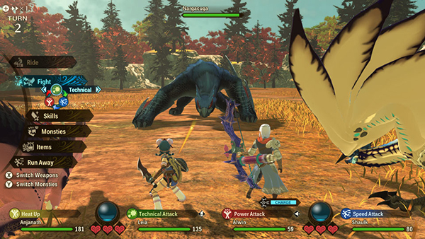 الاسلحة والمعدات المميزة بعد تحميل لعبة monster hunter stories 2 للاندرويد مجانا