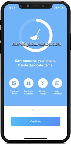 واجهة برنامج Clean Duplicate Item للايفون - برنامج حذف الصور المكررة للايفون