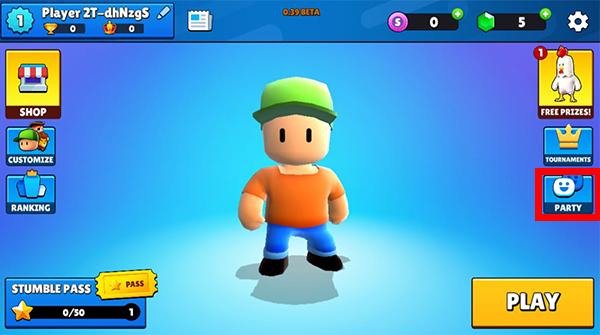 مع الأصدقاء في Stumble Guys apk اخر تحديث