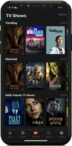 قسم TV Shows - تحميل hdo hub للايفون