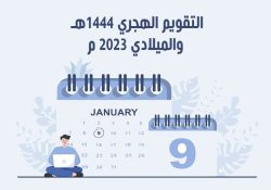 تحميل التقويم الهجري 1444 والميلادي 2023 pdf تقويم ١٤٤٤ هجري وميلادي