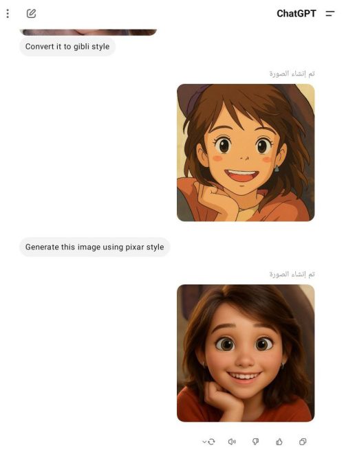 تحويل الصور الي ghibli style ترند جيبلي ستايل ما هو chatgpt ghibli
